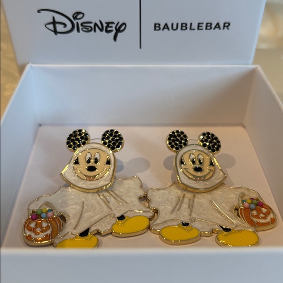 BaubleBar Mickey Mouse Ghost Earrings- Firm price - Picture 2 of 4